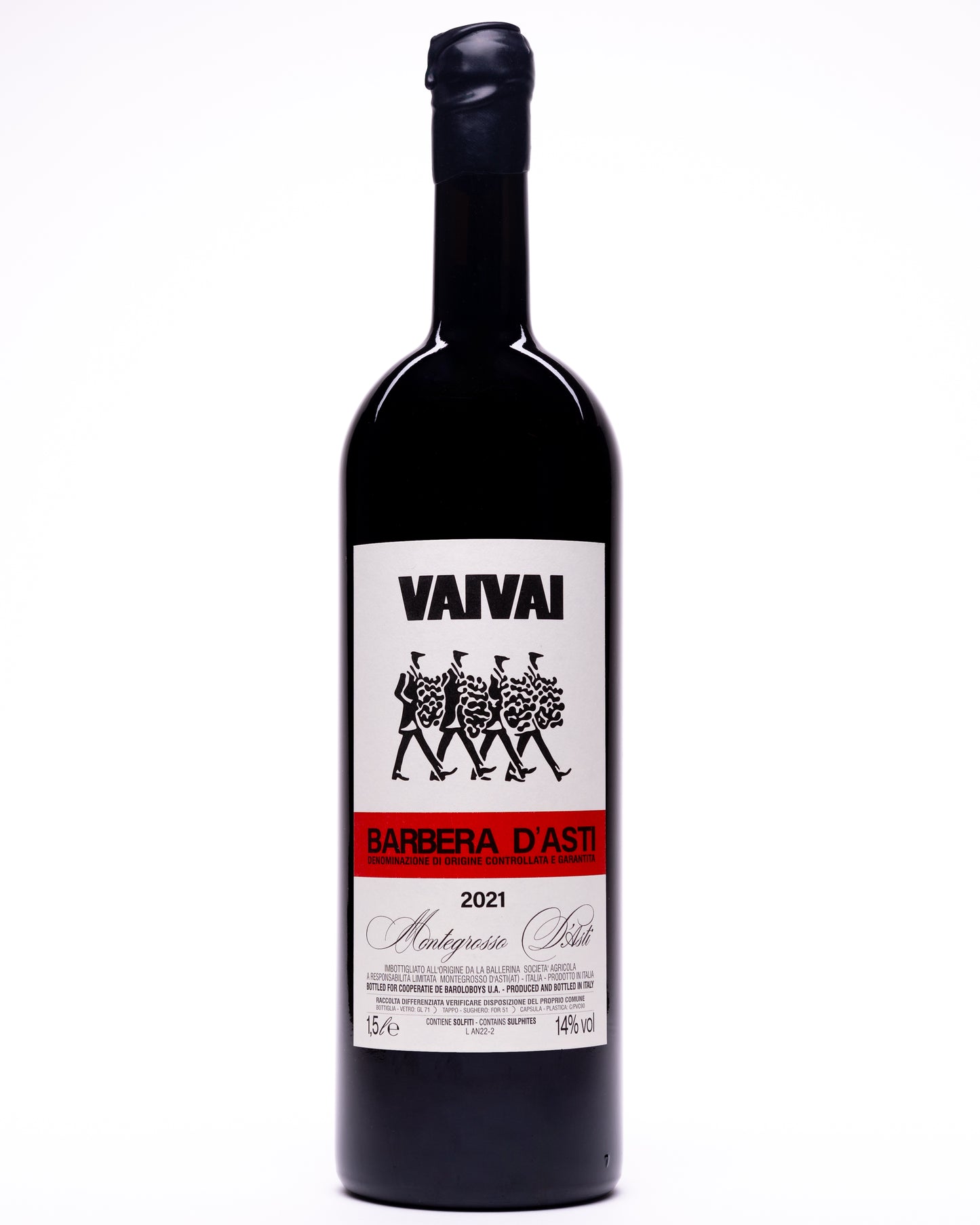 VAIVAI Barbera d'Asti 2021 DOCG (1x Magnum 1,5L)